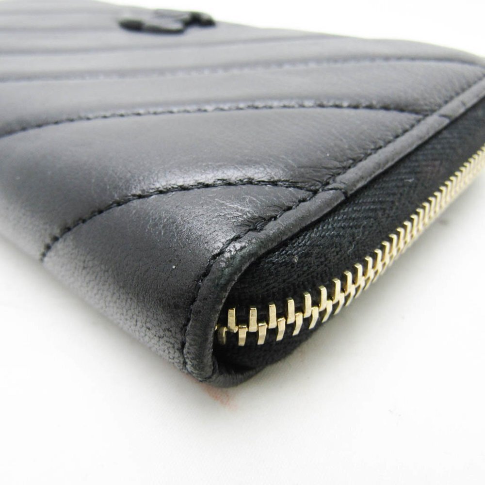 CHANEL Black Lambskin Leather Wallet - Picture 6 of 16